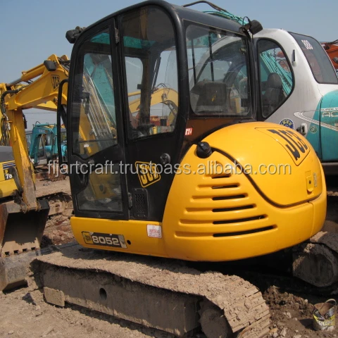 Хорошее состояние, 2012 г., миди-экскаватор JCB 8052 с низким сроком работы, дешевая распродажа