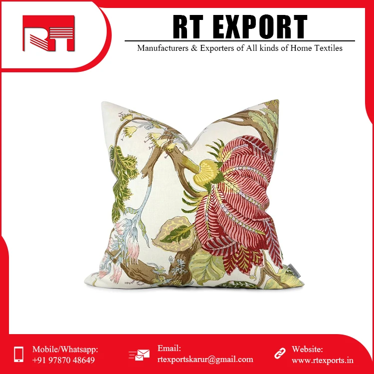 The Trendiest Personalized Printed 100% Cotton Personalized Logo Pillowcases Indian Manufacturer