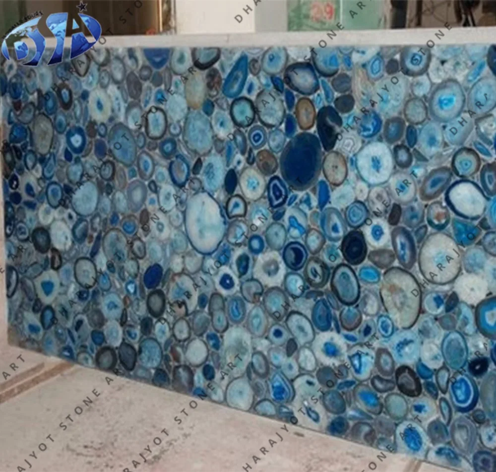 
Royal Blue Glass Quartz Stone 