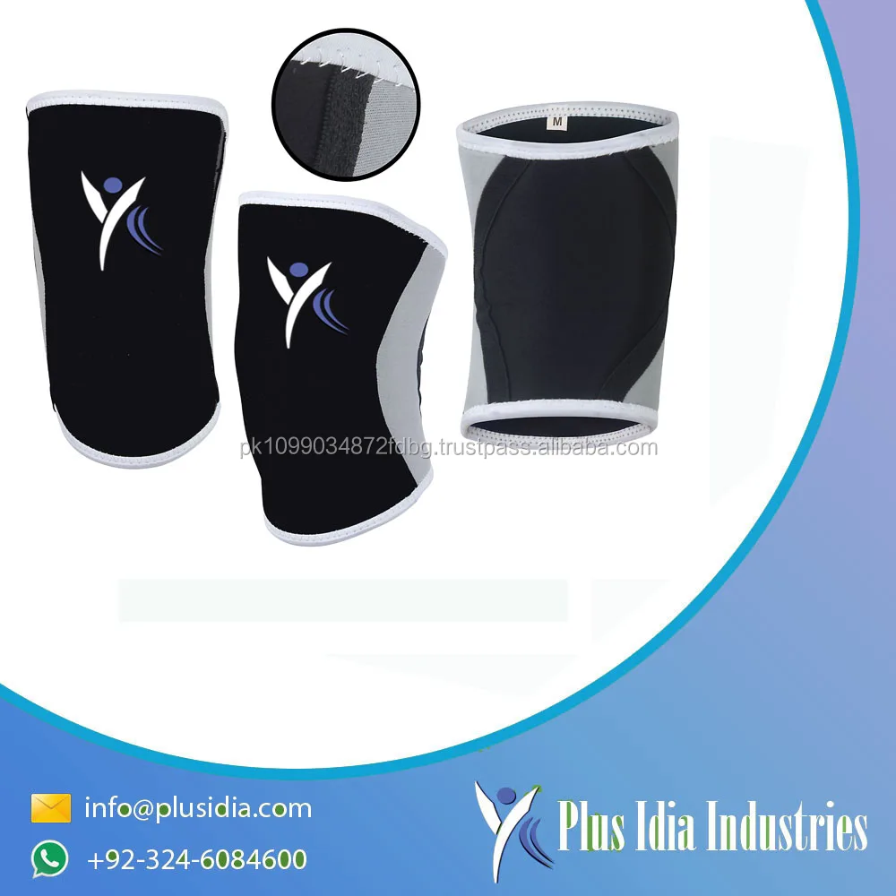Top quality customized design Anti-slip 7 mm knee sleeve fitness accessories gym work out knee sleeve