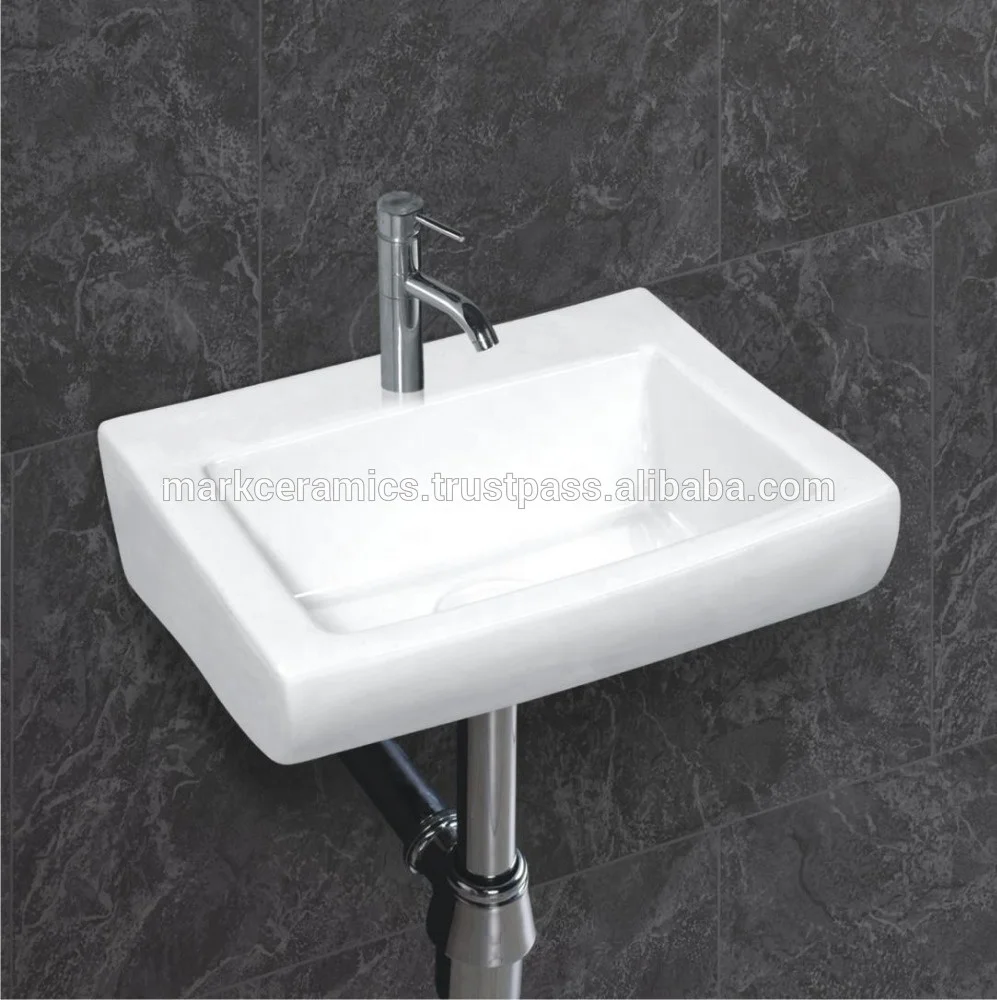 Ceramics Wall Mounted Small Size Hand wash Basin For Best Quality And Easy Used