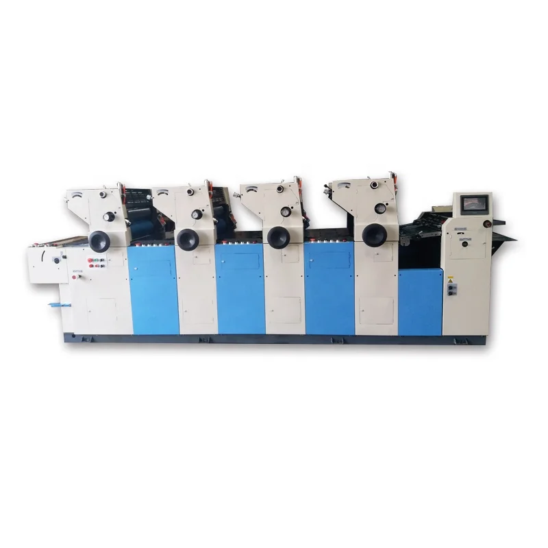 Hot Sale New Four 4 Colour ZR462II Mini Offset Printing Machine Price List Paper Cups 4color Offset Printing Machine