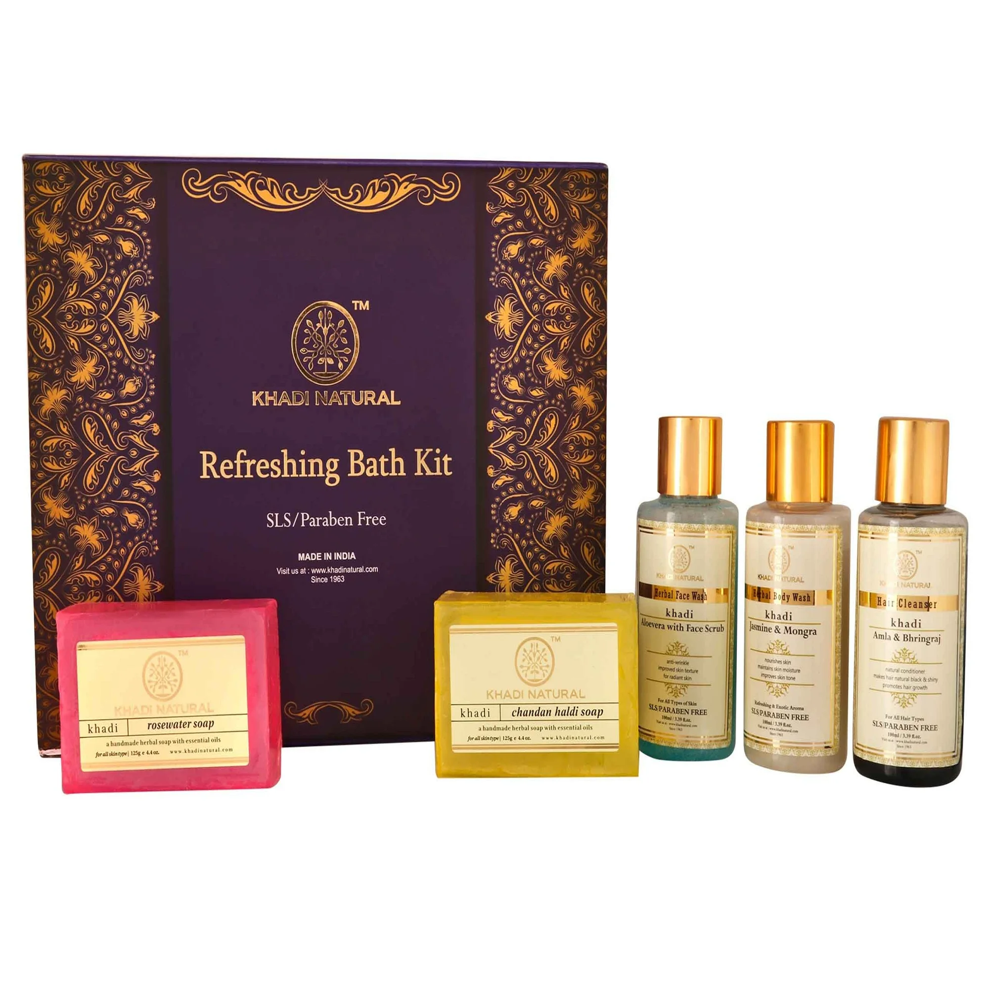 KHADI NATURAL HERBAL  REFRESHING BATH KIT