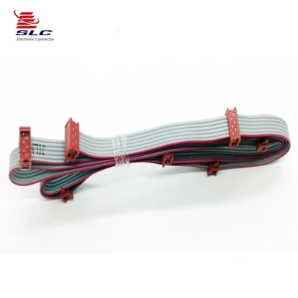 1.27mm micro match 7x6Pin Custom Flat Ribbon Cable AWM 2651 Cable