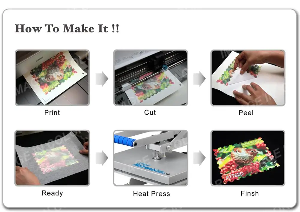 ATT-62D dark transfer paper step