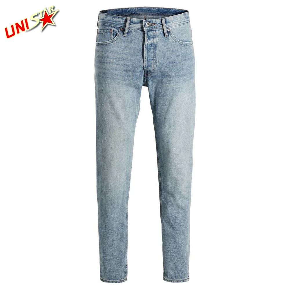 Skinny Ripped Fancy Unbranded Biker Jeans 2 OEM Denim Designer Wholesale Authentic Men Monkey White Bleach Light Western STREET