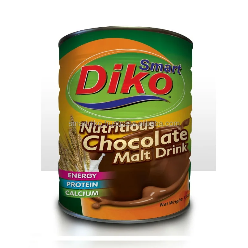 
Malaysia hot chocolate drink with milk and sugar 1.5kg tin 