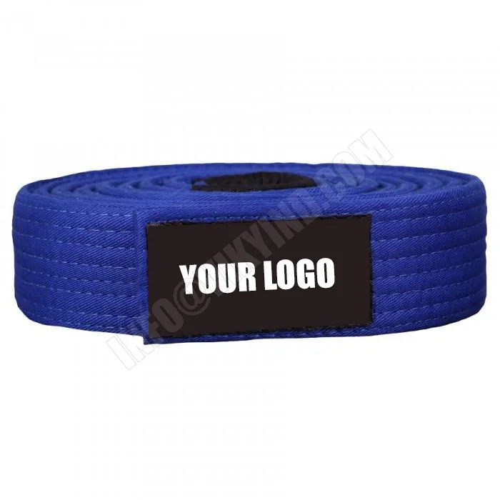 High quality 100% preshrunk fabric fashion bjj hemp belt BJJ Jiu Jitsu Kimono and belts