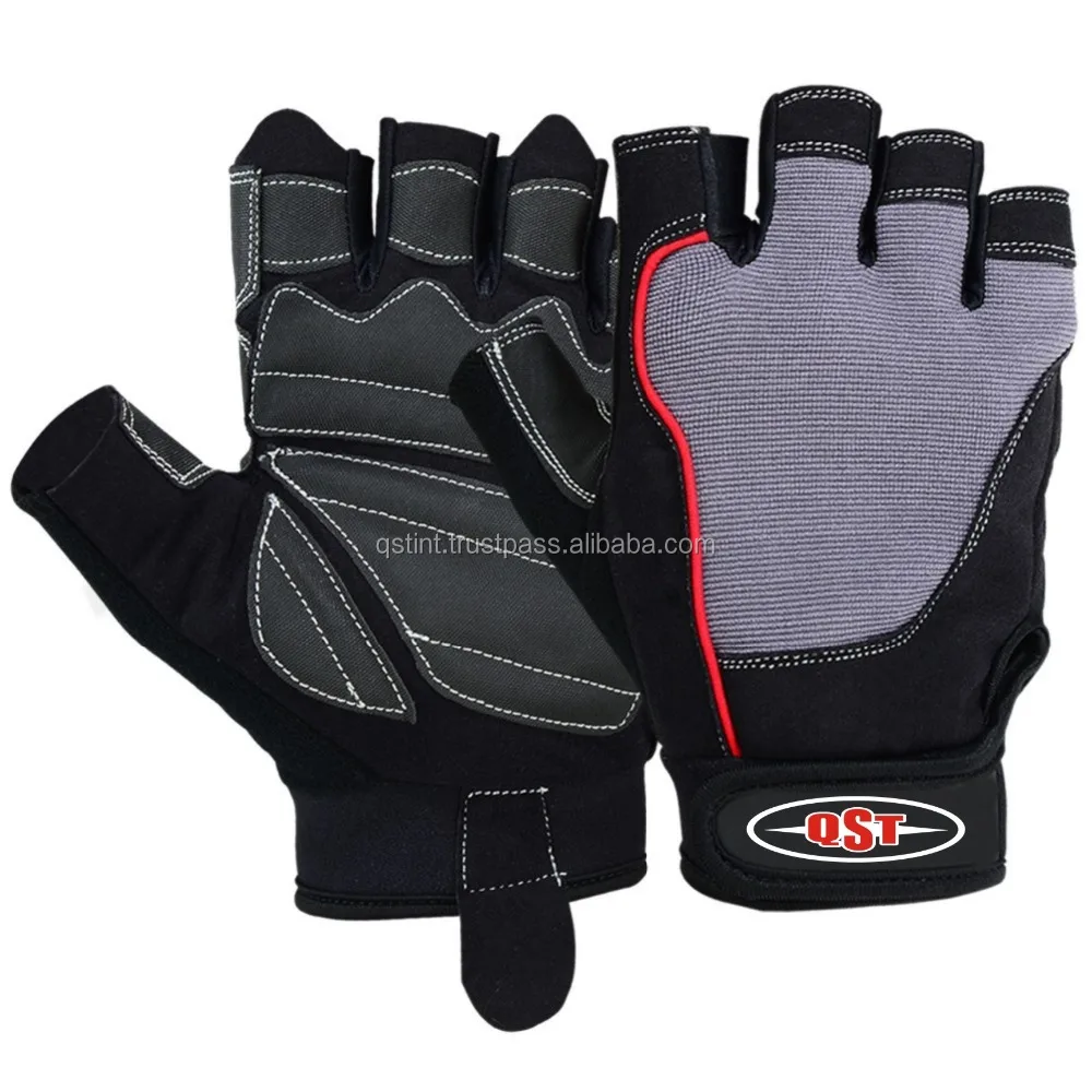 Best Selling men fitness workout weight lifting gloves custom logo and custom designs