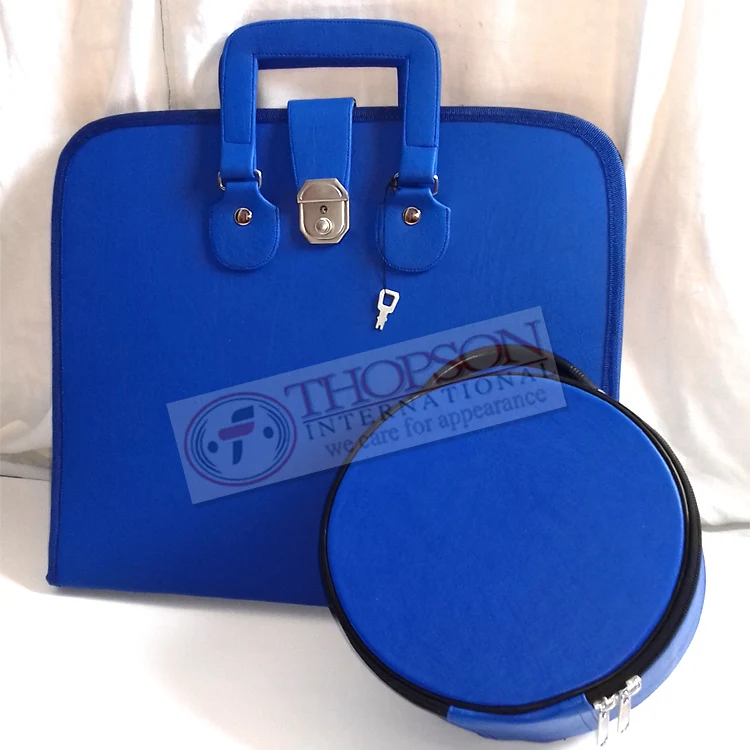 Masonic Regalia Apron Cases Durable Fabric and Leather Foundation Handcrafted Embroidery Crafts & Cross-Stitching & Needlework