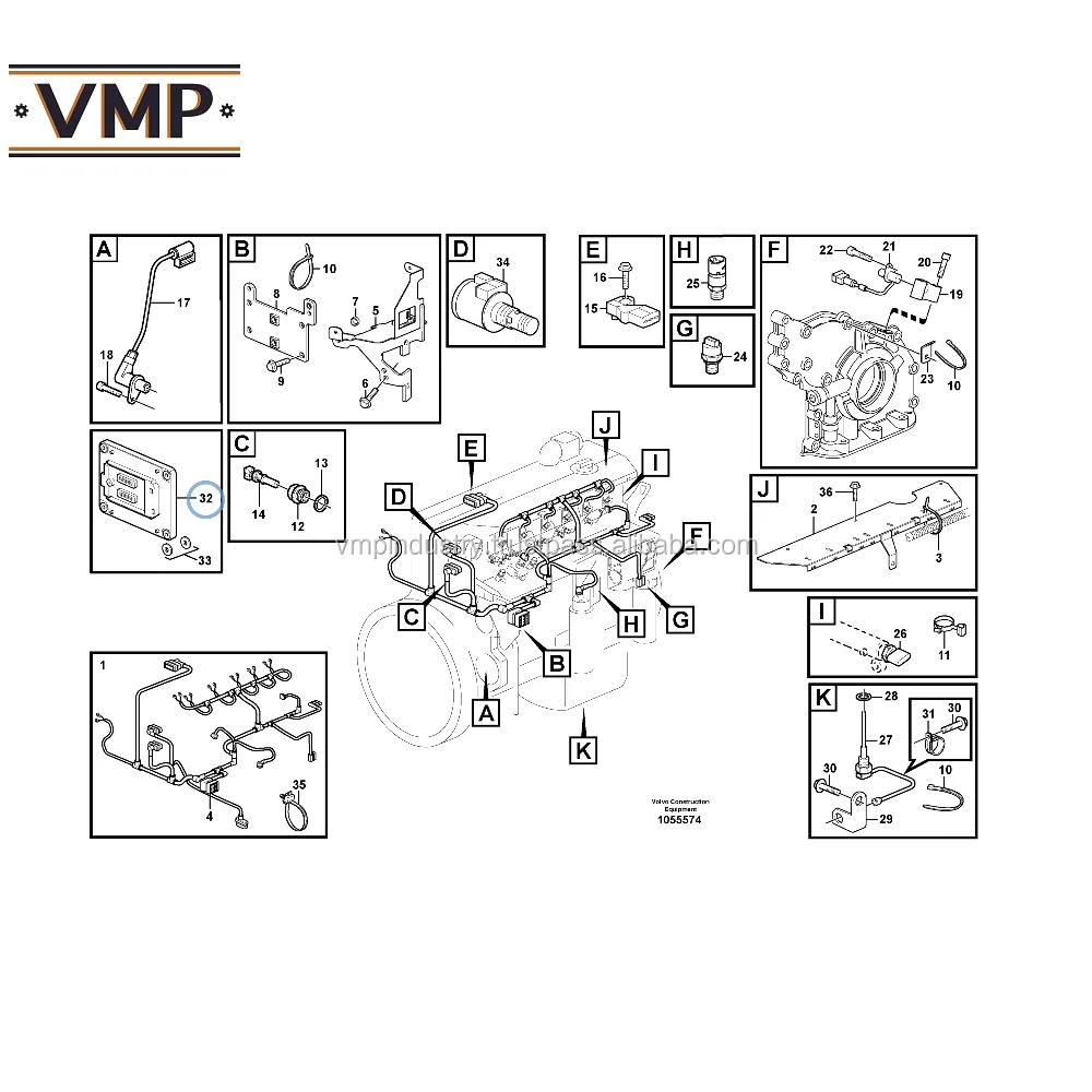 VOE60100000 - Electronic Unit for EC140, EC160, EC170, EC180, EC200, EC210, EC220, EC235, EC240, EC250, EC290 Excavators - OEM