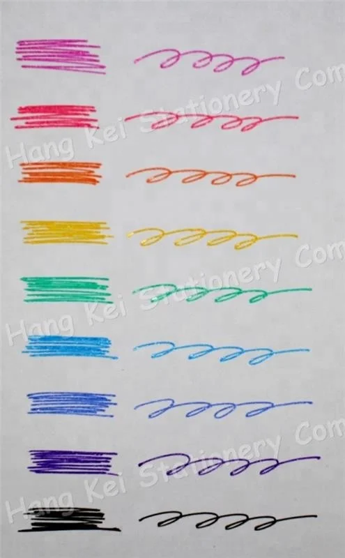 Promotional high quality custom logo gold silver color gel ink pen