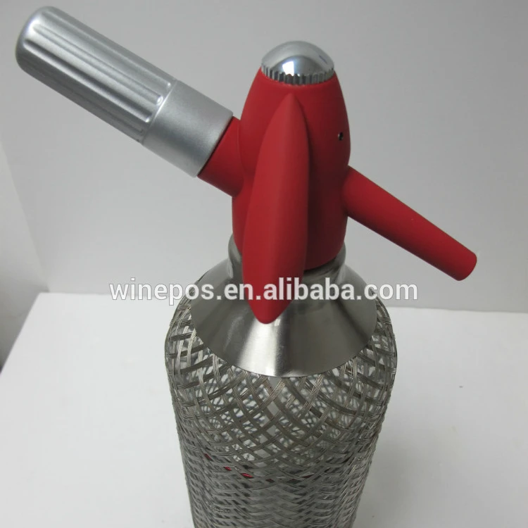 soda siphon, soda bottle, Vintage Glass Soda Siphon