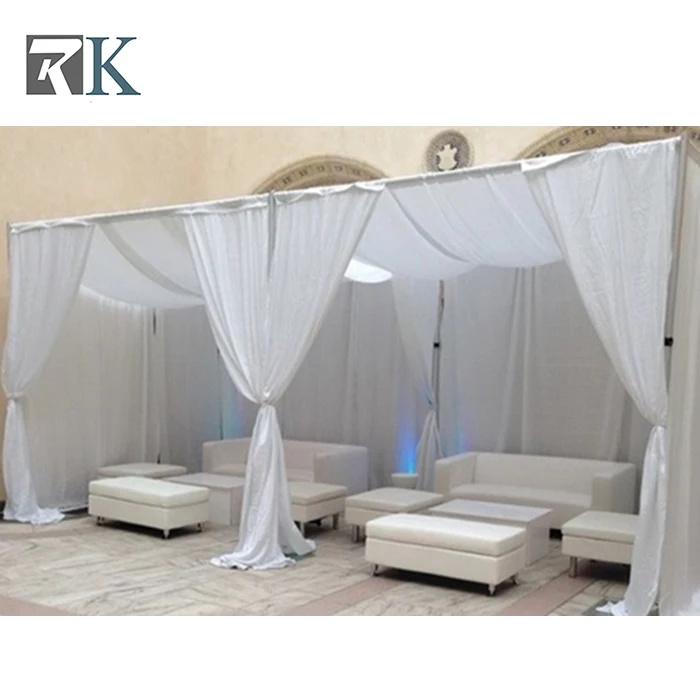  Свадебное украшение сценические фоны белые трубки драпировки Длинные занавески барьер комната разделитель события ткань