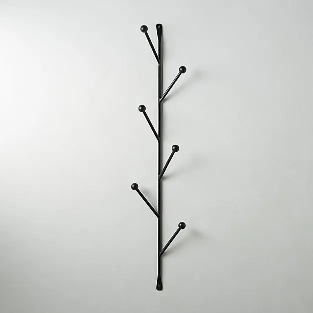 Vertical Wall mounted Wire Coat hanger