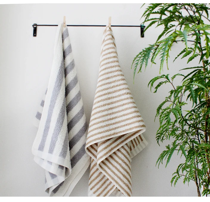 Osaka Sensyu towel Hotel Style Towel stripe design thick stripe made in Japan 100% cotton Bath towel