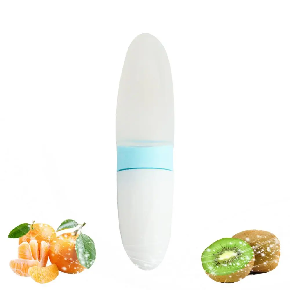 2021 New Style Food Grade Silicone Baby Feeding  Bottle Spoon
