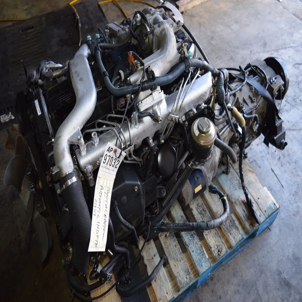 JDM COASTER 1HD-FTE 4.2L TURBO DIESEL ENGINE WITH 2WD AUTOMATIC TRANSMISSION.