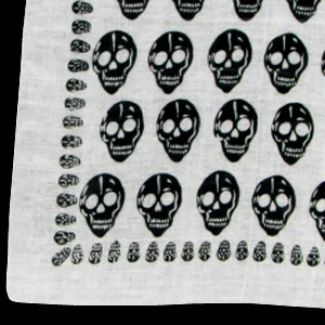 Cotton Skull Printed Bandana Scarf