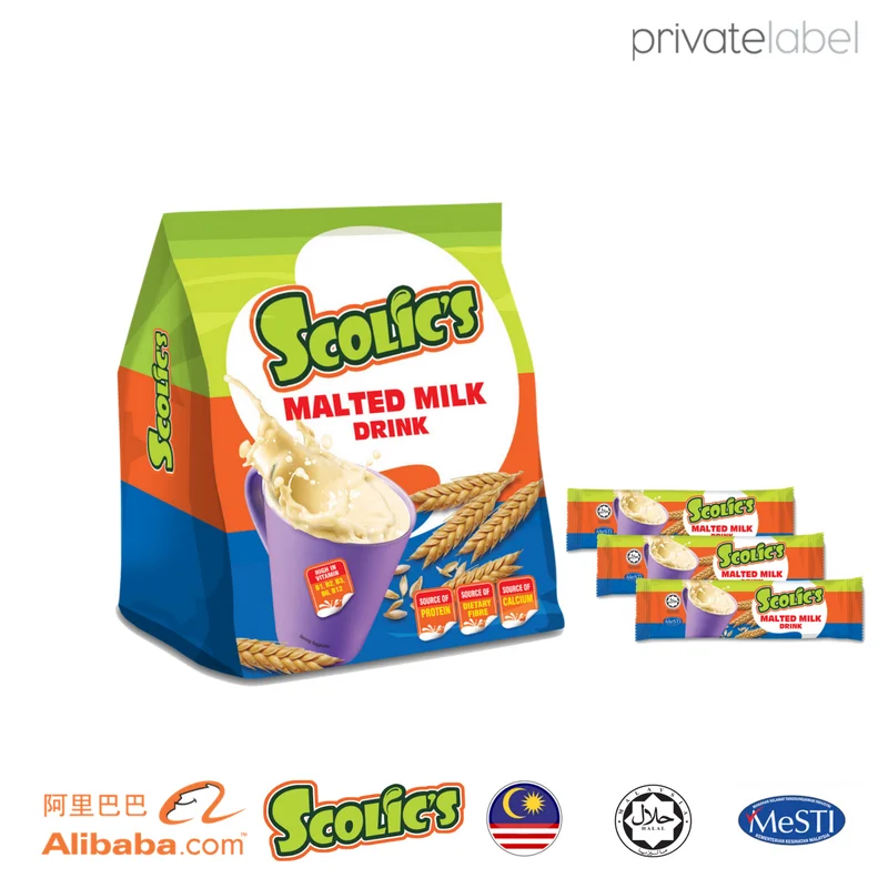 
Malt Milk Energy Nutritious Powder Drink 3in1 Instant 