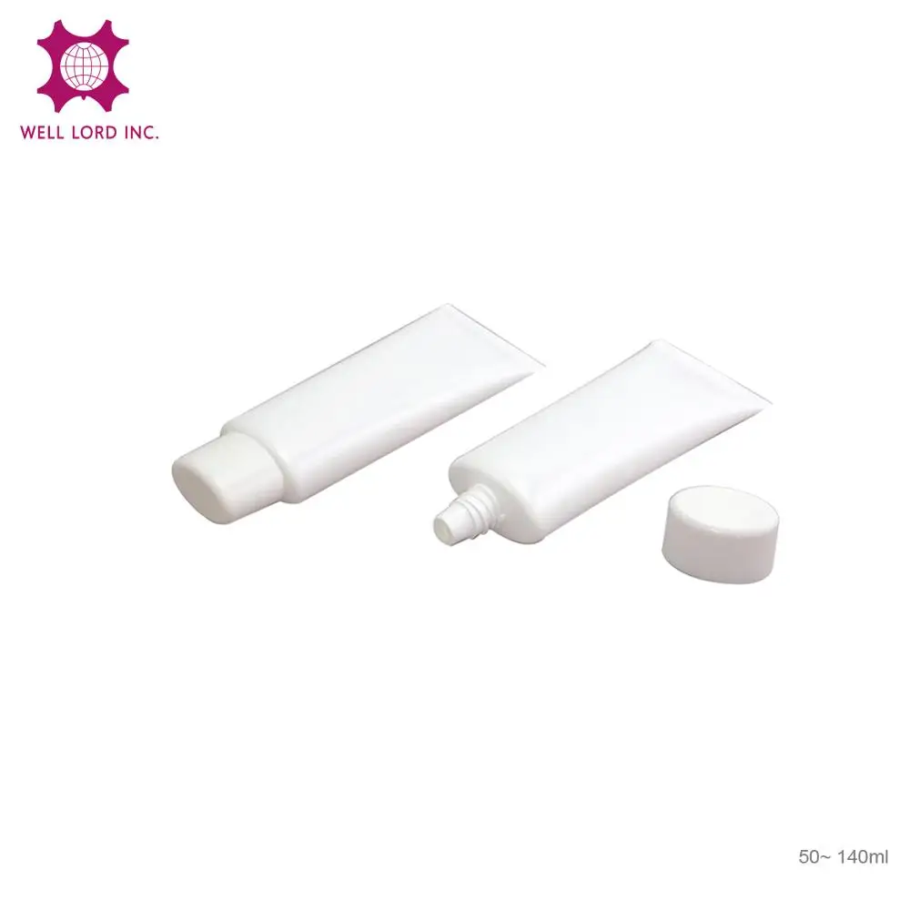 100ml multi layer plastic tube packaging with 3 stainless steel roller ball applicator for body massage oil