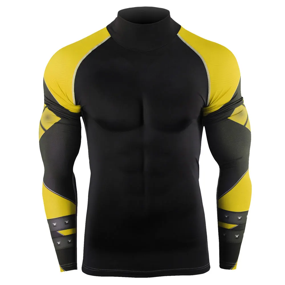 Wholesale custom sublimation printed BJJ Rash Guard , Rash guard MMA - Custom printed thermal Rash guard New arrival