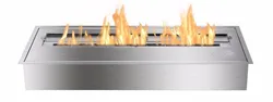 Inno-Fire 36 inch fireplace burner insert indoor butane fireplace