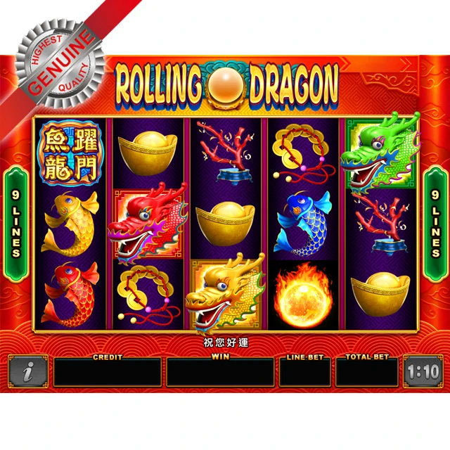 Casino supplier Rolling Dragon - Video slot gambling game board arcade machine