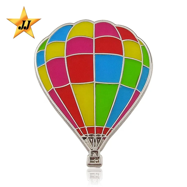 Wholesale Die Struck Custom Balloon Metal Lapel Pin