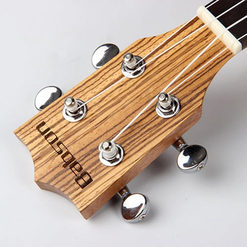 Factory direct sale OEM 24 inch Concert Spruce Top Zebrawood Back Electric Ukulele Uke Hawaii guitar with equalizer cheap price