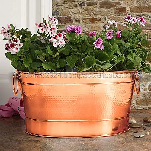 Metal Planters -Oval Shape