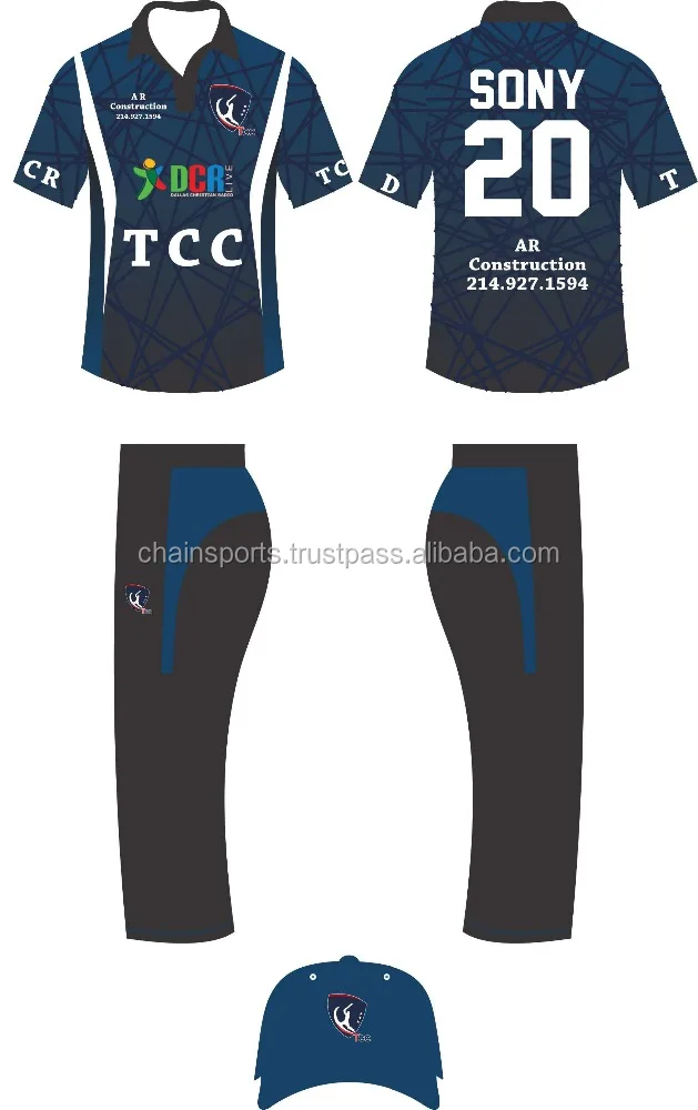 
Custom DesignedSublimation Cricket Uniforms For Team Clubs 