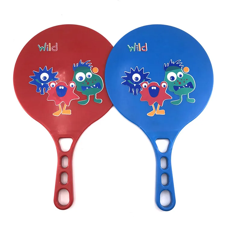 Eason Sports Promotion Child Sports Plastic PS ABS Paddle Beach Ball Game Tennis Racket Beach Racket