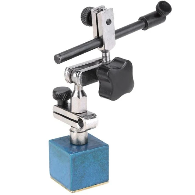 1 Set Waterproof Shockproof Indicator Manometer Dial Indicator + Adjustable Metal Magnetic Base Stand