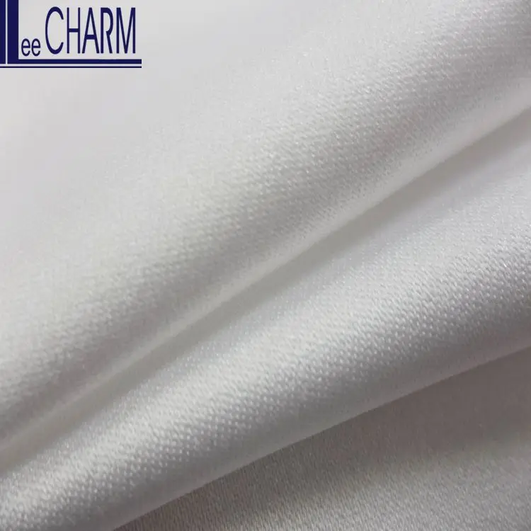 CS630 Wholesale Taiwan White Bridal Gown Dress Fabric For Bridal