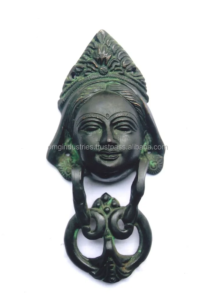 OMG Industries Antique Brass Eye Drop Door knocker Dresser Kitchen Cabinet Drawer knob With Pull Ring