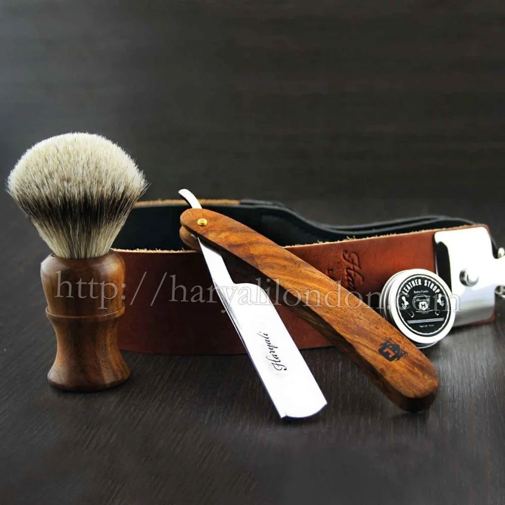 LEATHER SHARPENING STROP STRAP HANGING BELT STRAIGHT  SHAVING RAZOR