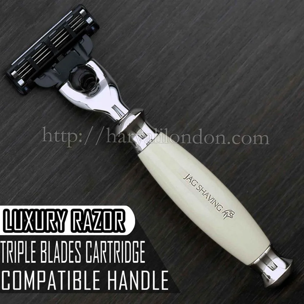  Super Badger & Triple Blades Cartridge Kit New Design Premium Shaving Set