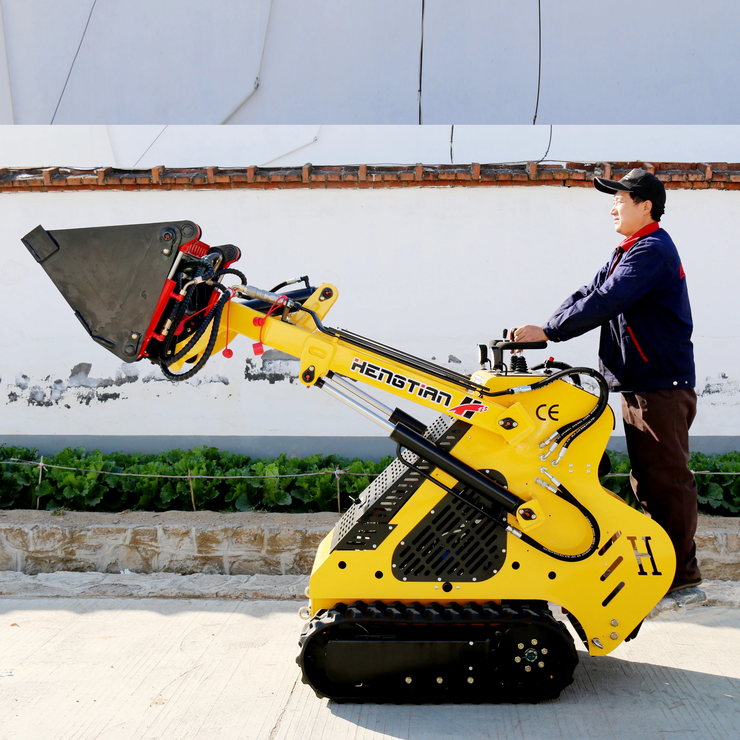  23hp мини-экскаватор втулка рейнджера подходит для Dingo Kanga резиновый гусеничный бензин 4 в 1 ковш мини-погрузчик с бортовым