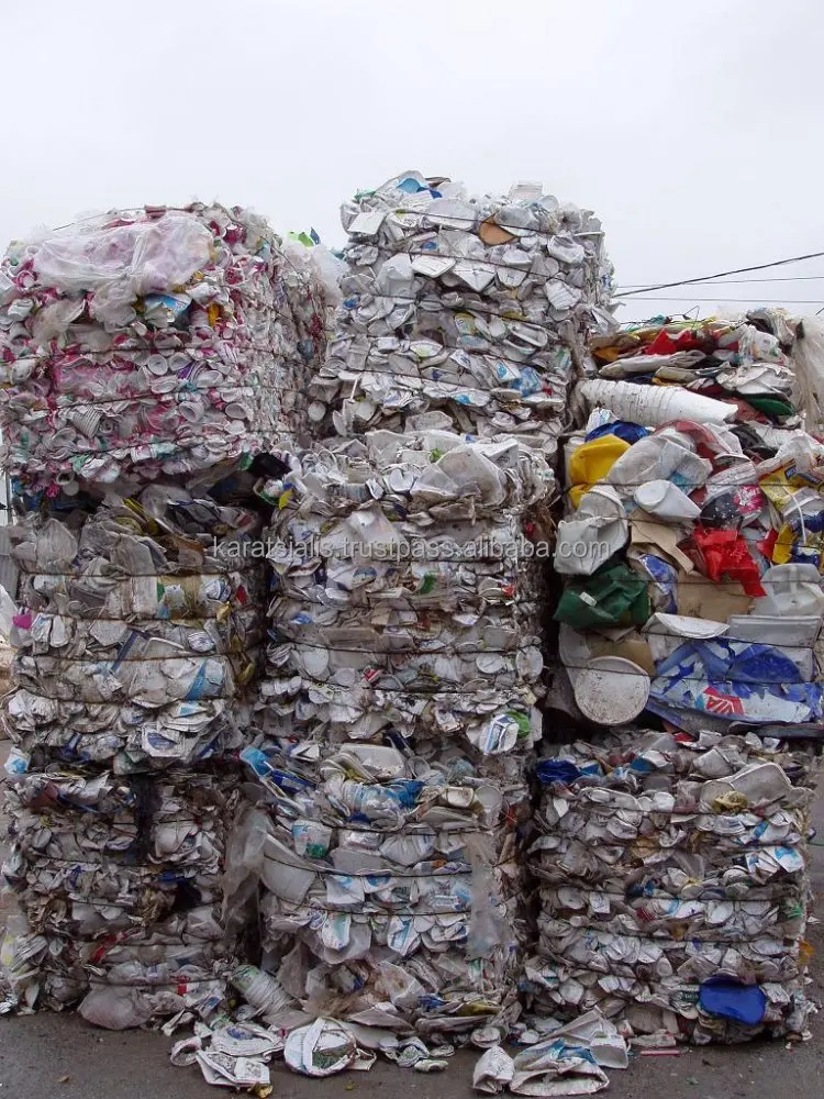 
PP CUPS, BUCKETS MIX COLORS BALES SCRAP / WASTE 