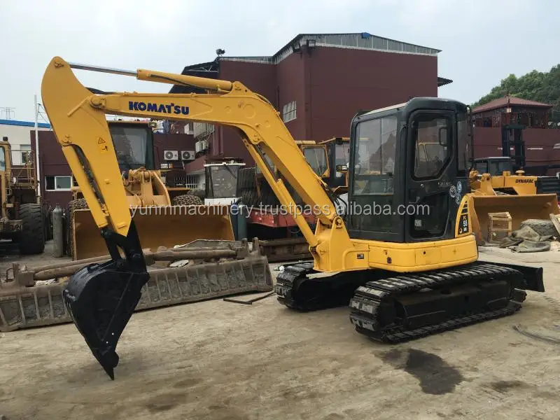  Мини-экскаватора Komatsu PC55 Экскаватор Малый экскаватор komatsu pc55MR Гидравлические Гусеничные экскаваторы на продажу