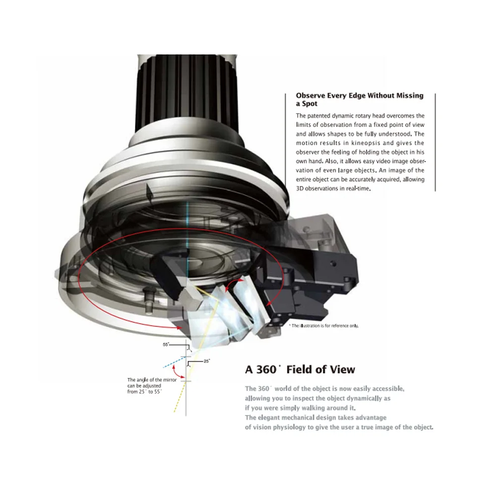 Easy operation available Japanese high precision digital microscope with 3D camera with zoom lense