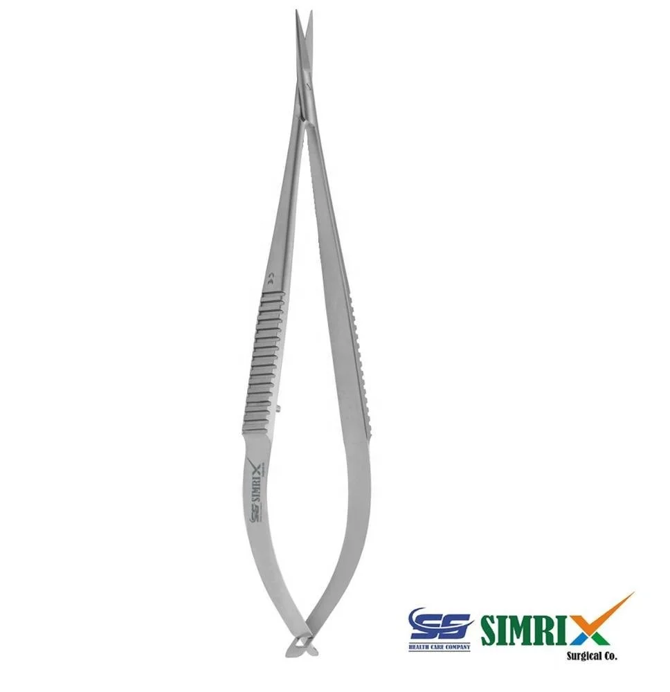 
Castroviejo Micro Scissors Straight Fine Blades Sharp Tips 5 1/2" (14 cm) , SIMRIX 