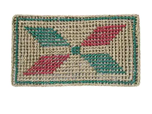 Hot Sale 2018 Wholesale Cheap Price Seagrass Bathroom Floor Mat Colorful Design Custom Printed