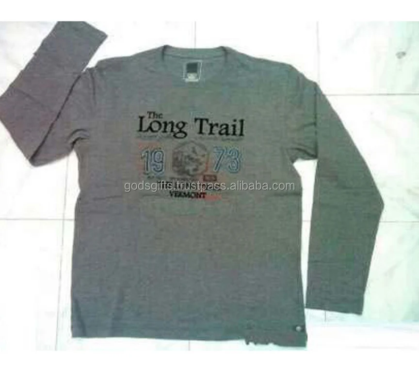 OEM Manufacturer long sleeve Tshirt No Label for Men OEM factory custom made unisex bamboo cotton jersy t shirts TIRUPUR tshirt