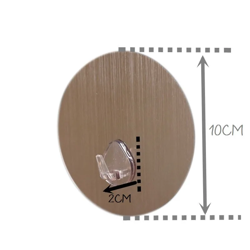 plastic reusable wall hook for bathroom