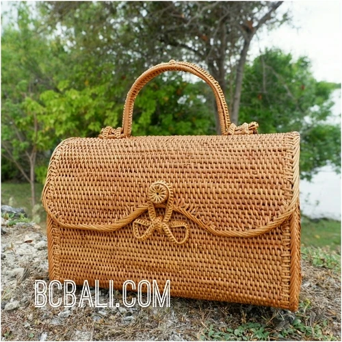 Handmade Rattan Bag Made From Natural Ata Grass