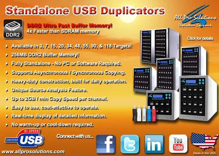 USB-118 1 to 118 Port USB Duplicator