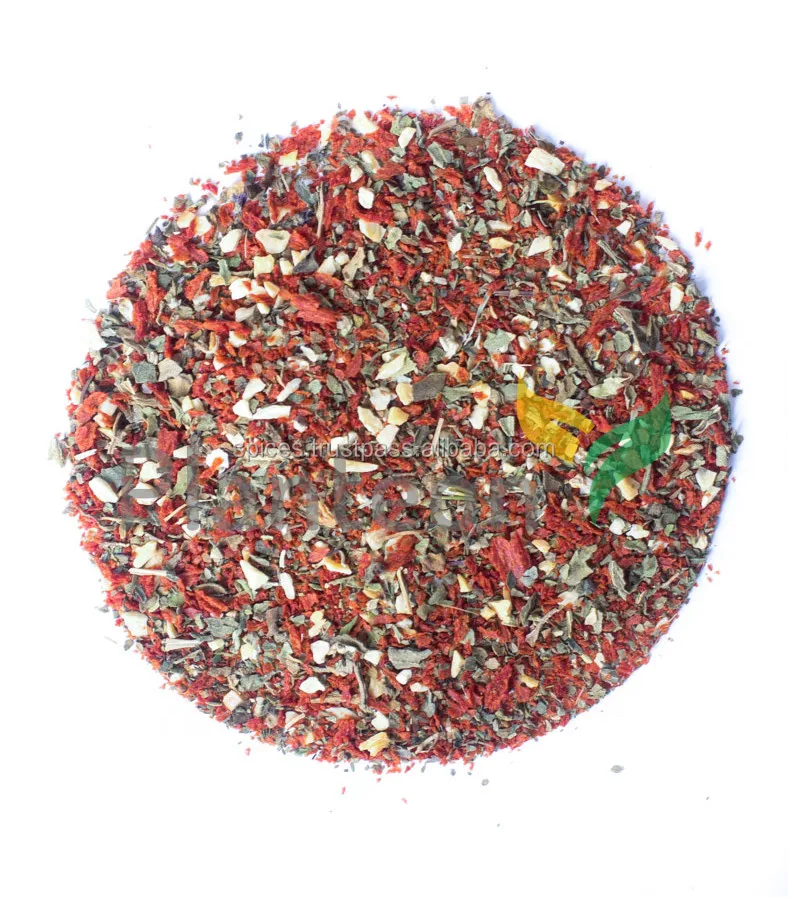 Tomato with garlic and basil seasoning