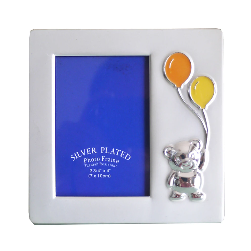 
Newest home picture frame iron silver photo frame kids new metal photo frame 